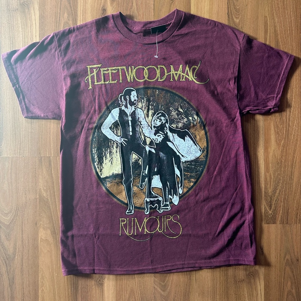 NWT Fleetwood Mac Rumours Glitter T-Shirt size small 🆕 Hot Topic - Picture 2 of 7